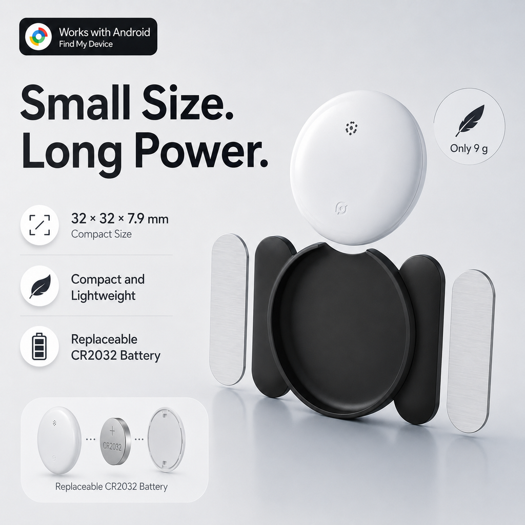 Android Airtag with Magnet Holder Google Find My