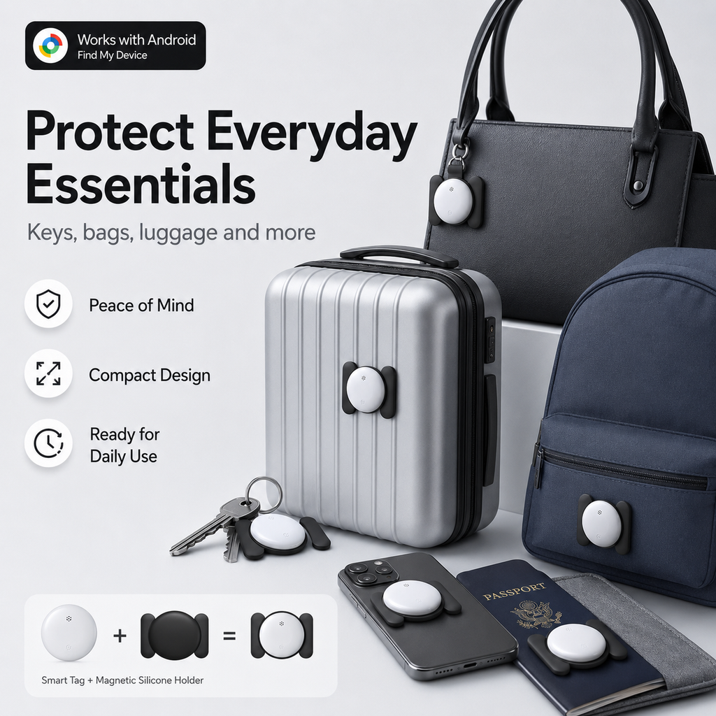 Android Airtag with Magnet Holder Google Find My