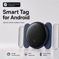 Android GPS Tracker Tag with magnetic silicone holder color black and blue
