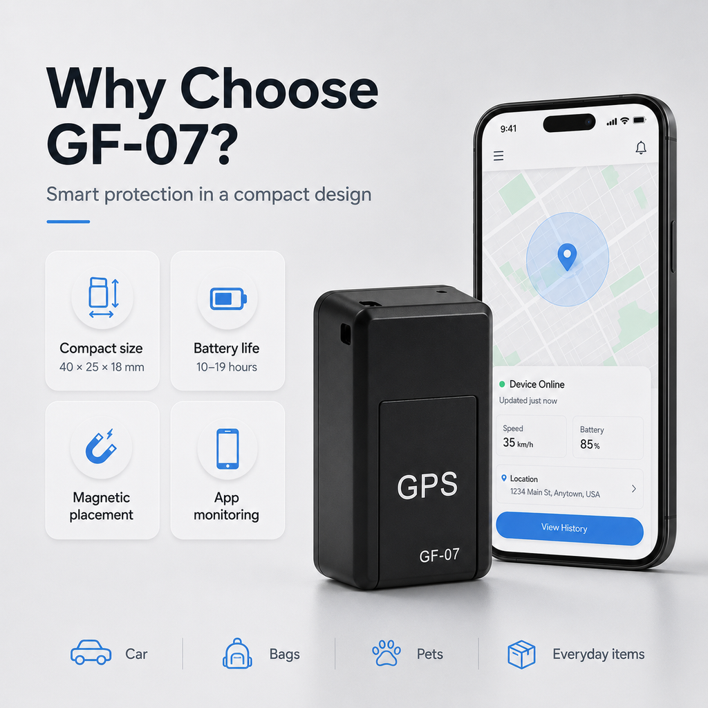 GPS Tracer Device GF07 Mini GPS