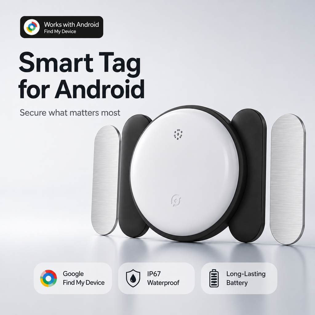 Android Airtag with Magnet Holder Google Find My