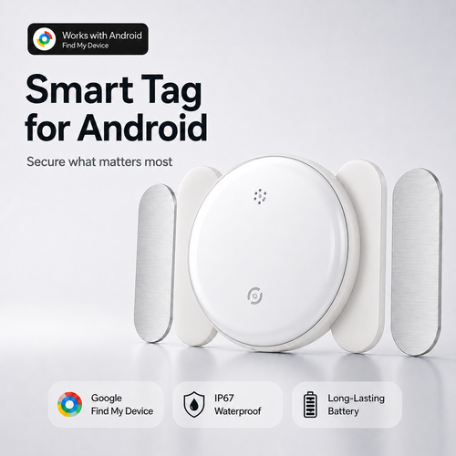 GPS Android Smart Tag Tracker with Magnet Holder